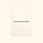 Portraits de Famille The Essentials The Postcard Logo Matte Paper Front