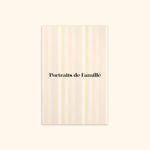 Portraits de Famille The Essentials The Postcard Logo Palette Matte Paper Front