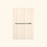 Portraits de Famille The Essentials The Postcard Logo Palette Matte Paper Front
