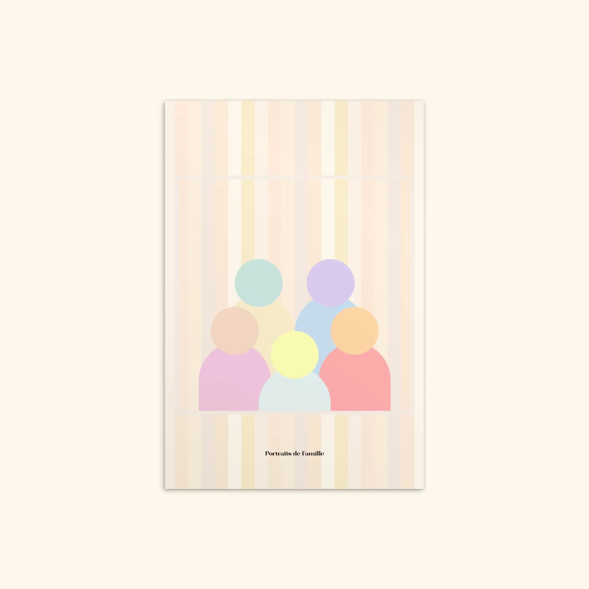 Portraits de Famille The Essentials The Postcard Portraits de Famille Palette Matte Paper Front