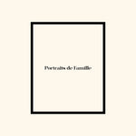 Portraits de Famille The Essentials The Print Logo High Quality Unframed Giclee Paper Type Hahnemuehle Pearl Paper