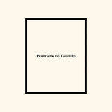 Portraits de Famille The Essentials The Print Logo High Quality Unframed Giclee Paper Type Hahnemuehle Pearl Paper