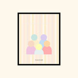 Portraits de Famille The Essentials The Print Portraits de Famille Palette High Quality Unframed Giclee Paper Type Hahnemuehle Pearl Paper
