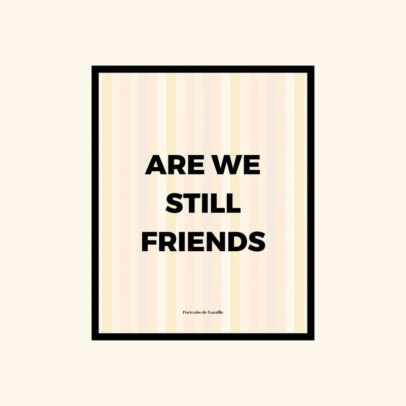 Portraits de Famille The Essentials The Print Slogan Palette High Quality Unframed Giclee Paper Type Hahnemuehle Pearl Paper