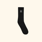 Portraits de Famille The Essentials The Socks Question Black Premium Cotton Side