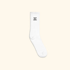 Portraits de Famille The Essentials The Socks Question White Premium Cotton Side