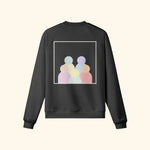 Portraits de Famille The Essentials The Sweatshirt Logo Midnight Black Heavy Cotton Back