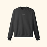 Portraits de Famille The Essentials The Sweatshirt Logo Midnight Black Heavy Cotton Front