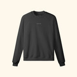 Portraits de Famille The Essentials The Sweatshirt Logo Midnight Black Heavy Cotton Front