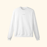Portraits de Famille The Essentials The Sweatshirt Logo Off White Heavy Cotton Front