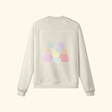 Portraits de Famille The Essentials The Sweatshirt Logo Pastel Beige Heavy Cotton Back