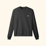 Portraits de Famille The Essentials The Sweatshirt Question Midnight Black Heavy Cotton Front