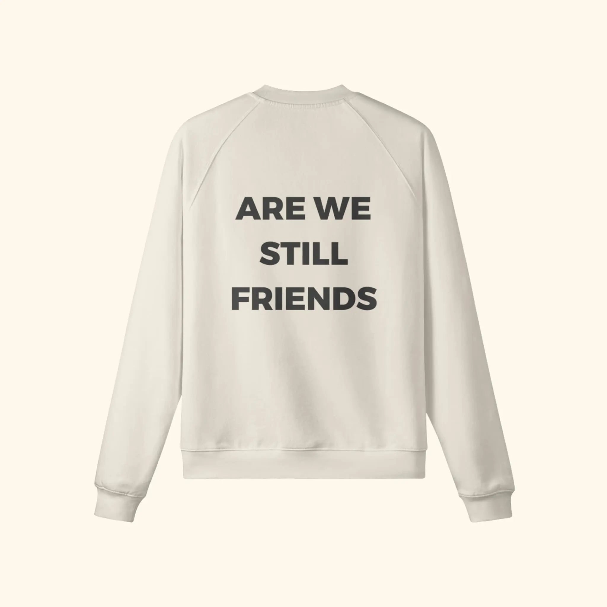 Portraits de Famille The Essentials The Sweatshirt Question Pastel Beige Heavy Cotton Back