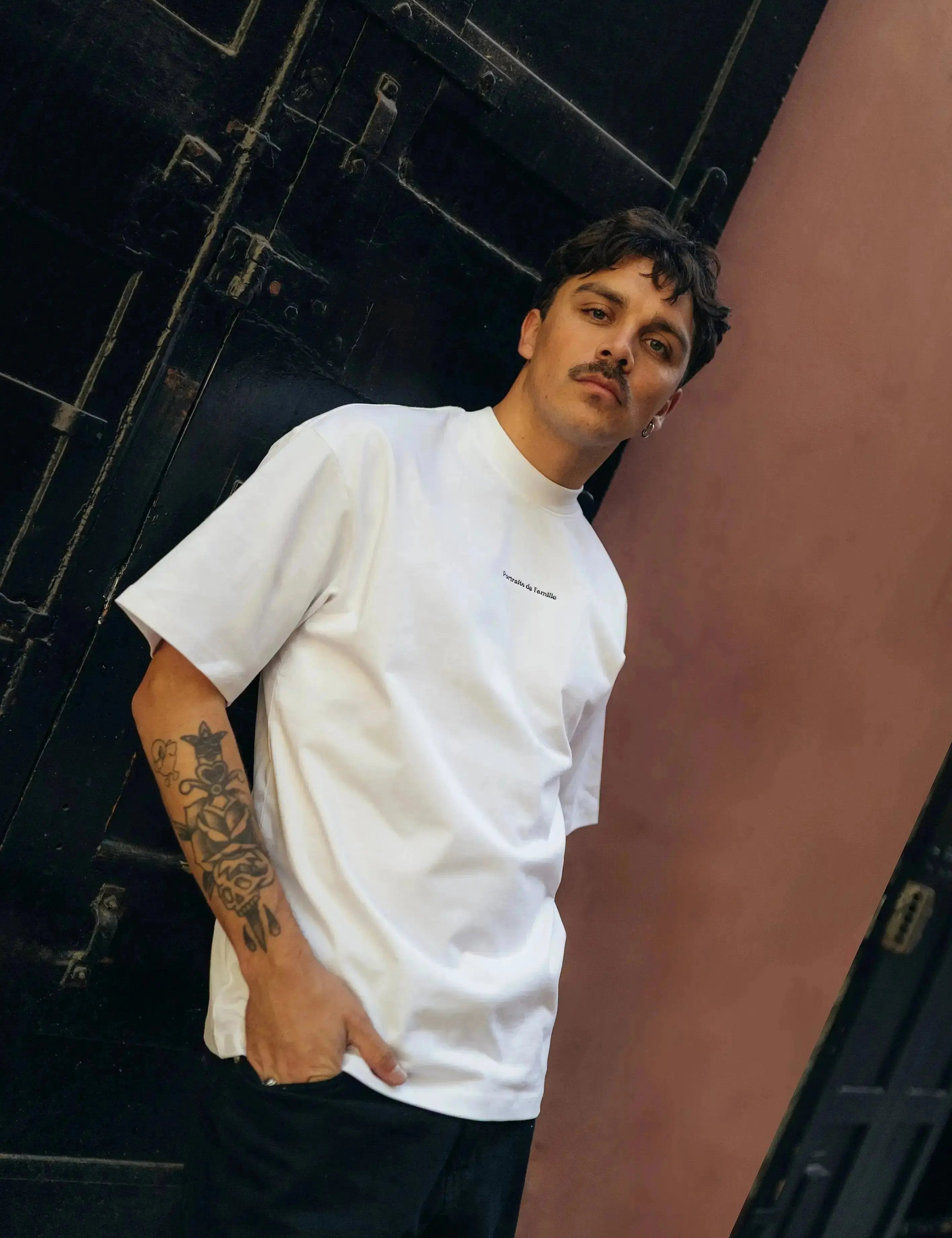 Portraits de Famille The Tee Logo Embroidered Model 4