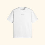 Portraits de Famille The Essentials The Tee Logo Embroidered Off White Heavy Cotton Front