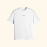 Portraits de Famille The Essentials The Tee Logo Embroidered Off White Heavy Cotton Front