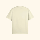 Portraits de Famille The Essentials The Tee Logo Embroidered Pastel Cream Heavy Cotton Back