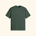 Portraits de Famille The Essentials The Tee Logo Forest Green Heavy Cotton Front