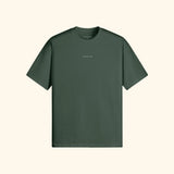 Portraits de Famille The Essentials The Tee Logo Forest Green Heavy Cotton Front