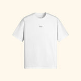 Portraits de Famille The Essentials The Tee Pass Embroidered Off White Heavy Cotton Front
