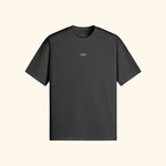 Portraits de Famille The Essentials The Tee Pass Midnight Black Heavy Cotton Front
