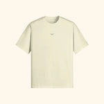 Portraits de Famille The Essentials The Tee Slogan Pass Cream Heavy Cotton Front