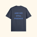 Portraits de Famille The Essentials The Tee Question Embroidered Harbor Blue Heavy Cotton Back