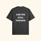 Portraits de Famille The Essentials The Tee Question Embroidered Midnight Black Heavy Cotton Back