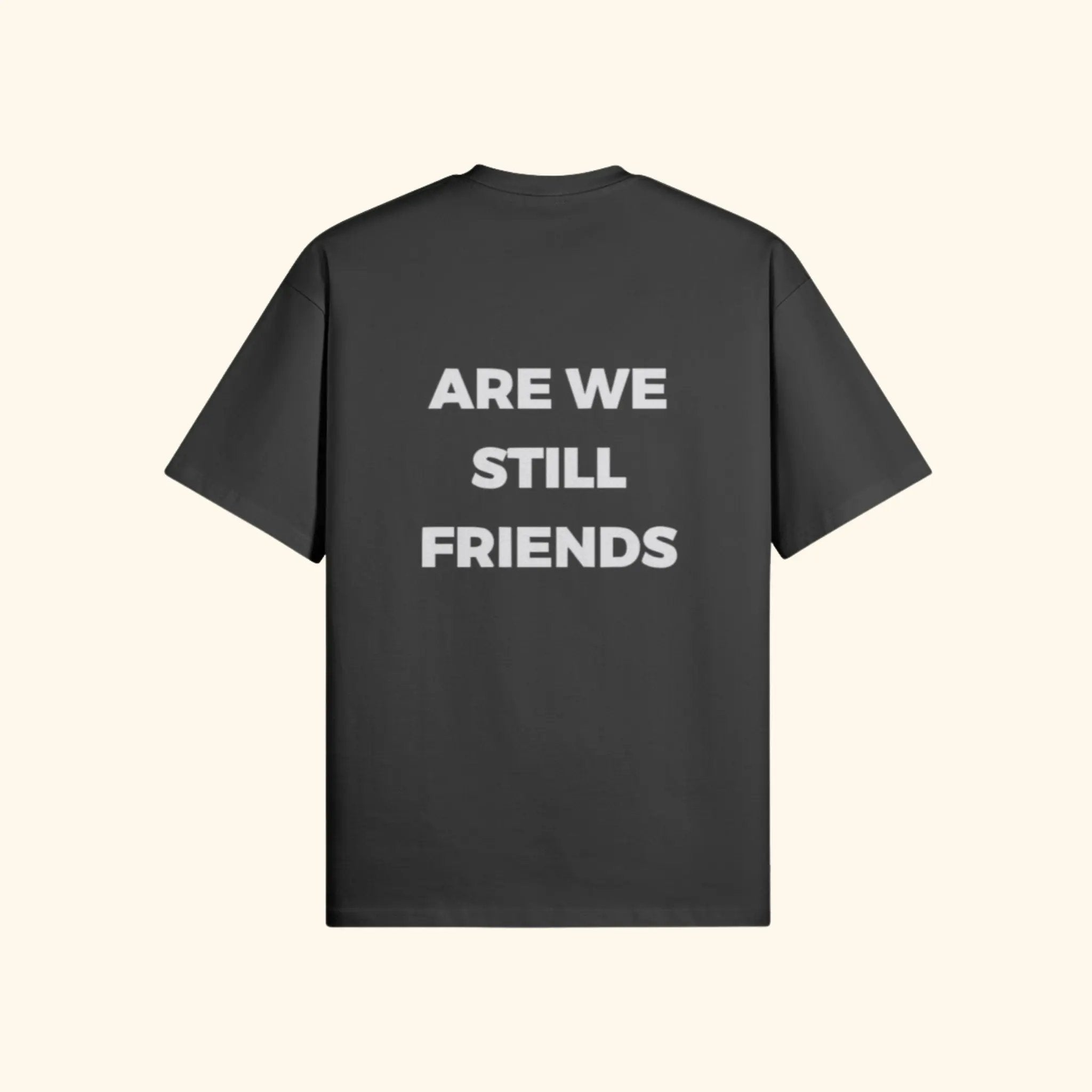 Portraits de Famille The Essentials The Tee Question Embroidered Midnight Black Heavy Cotton Back