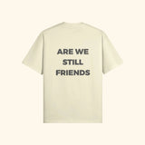 Portraits de Famille The Essentials The Tee Question Embroidered Pastel Cream Heavy Cotton Back