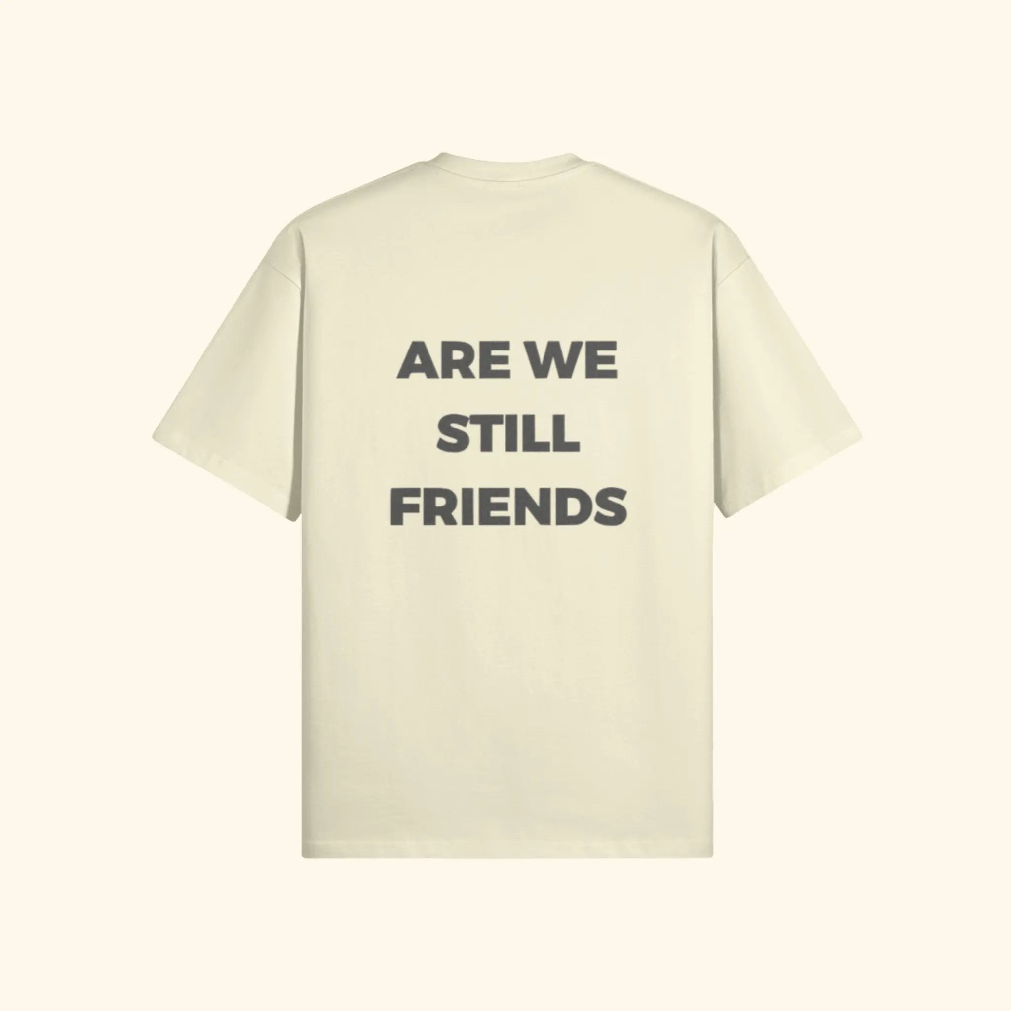 Portraits de Famille The Essentials The Tee Question Embroidered Pastel Cream Heavy Cotton Back