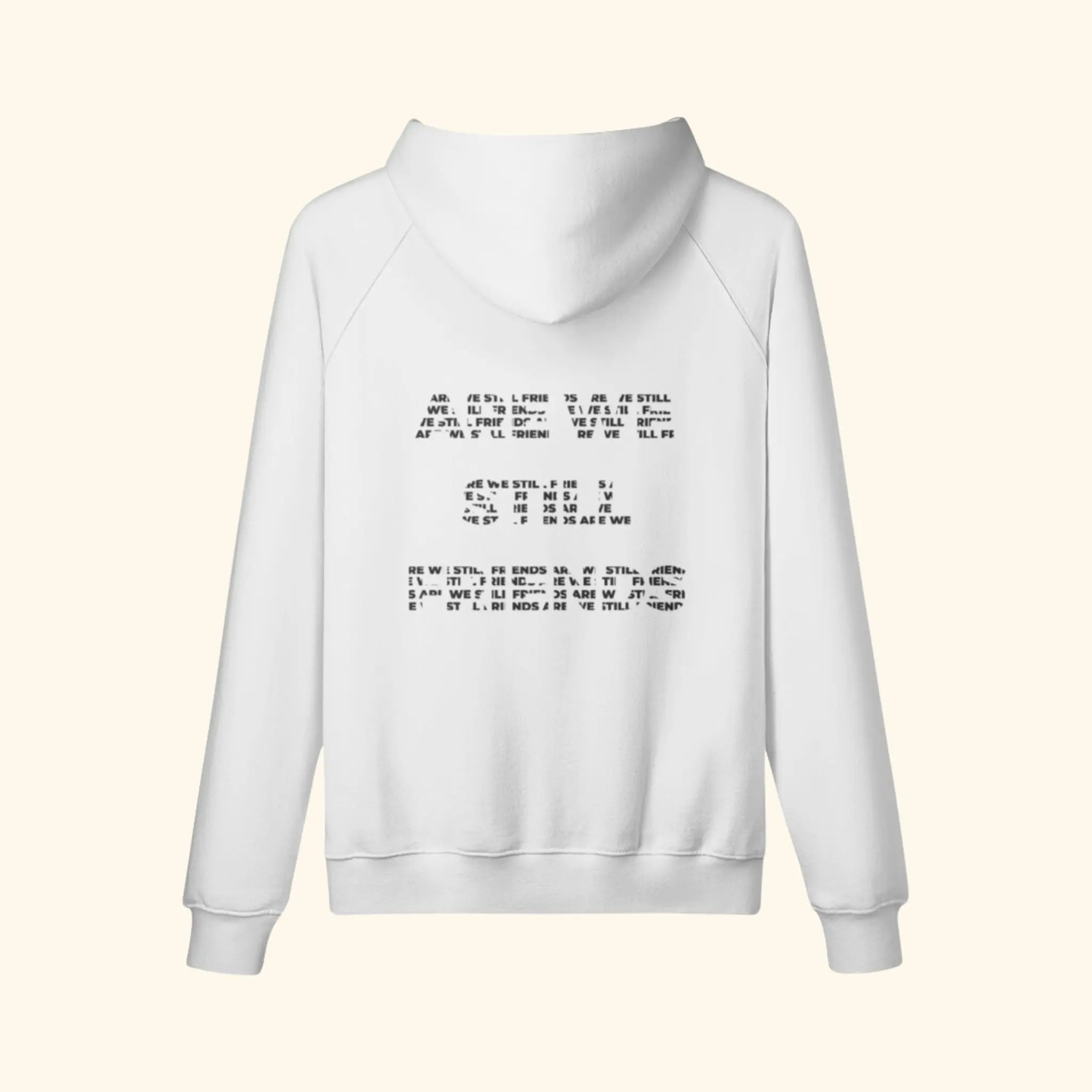 Portraits de Famille The Hoodie 1 Year Anniversary Off White Heavy Cotton Back