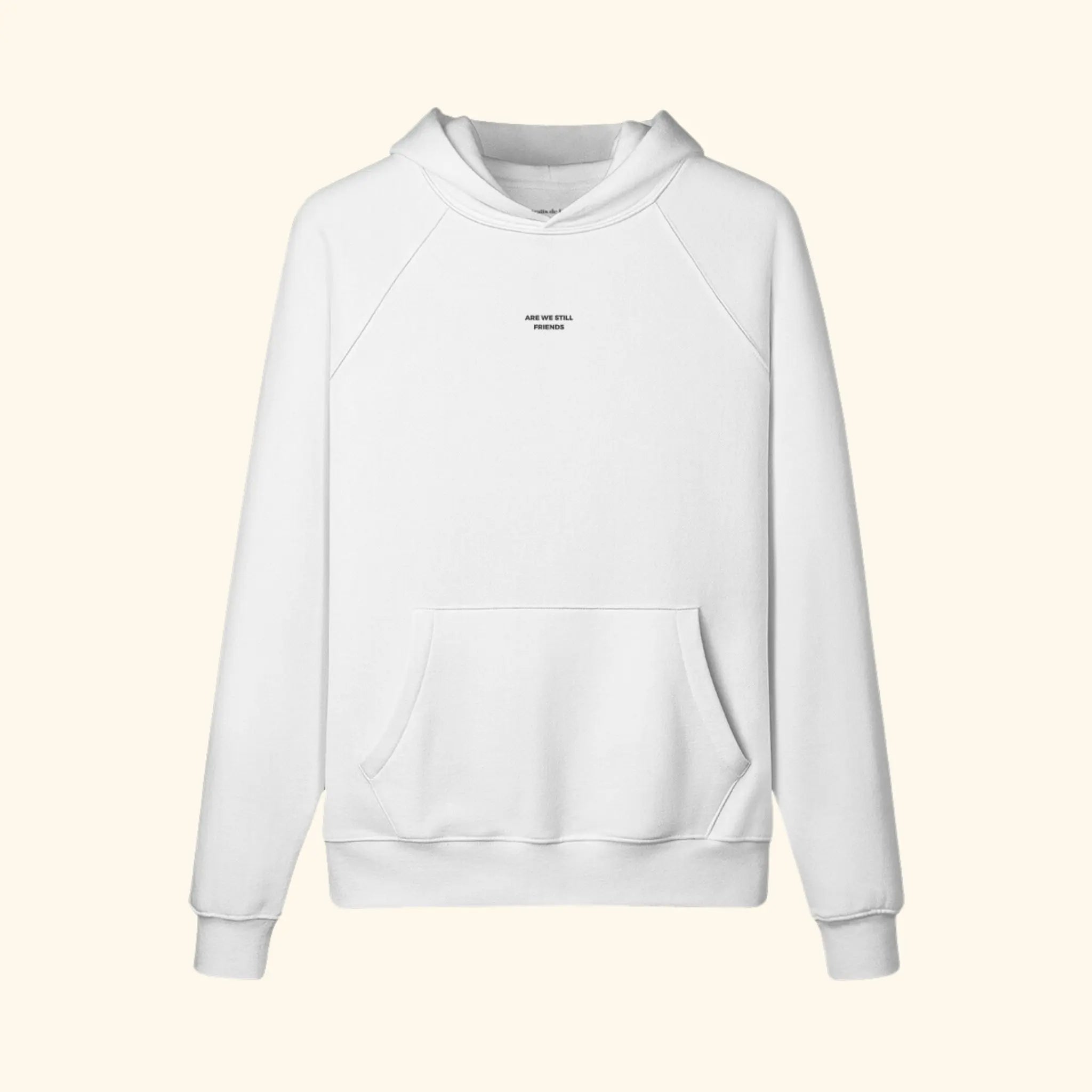 Portraits de Famille The Hoodie 1 Year Anniversary Off White Heavy Cotton Front