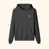 Portraits de Famille The Hoodie 2 Year Anniversary Midnight Black Heavy Cotton Front