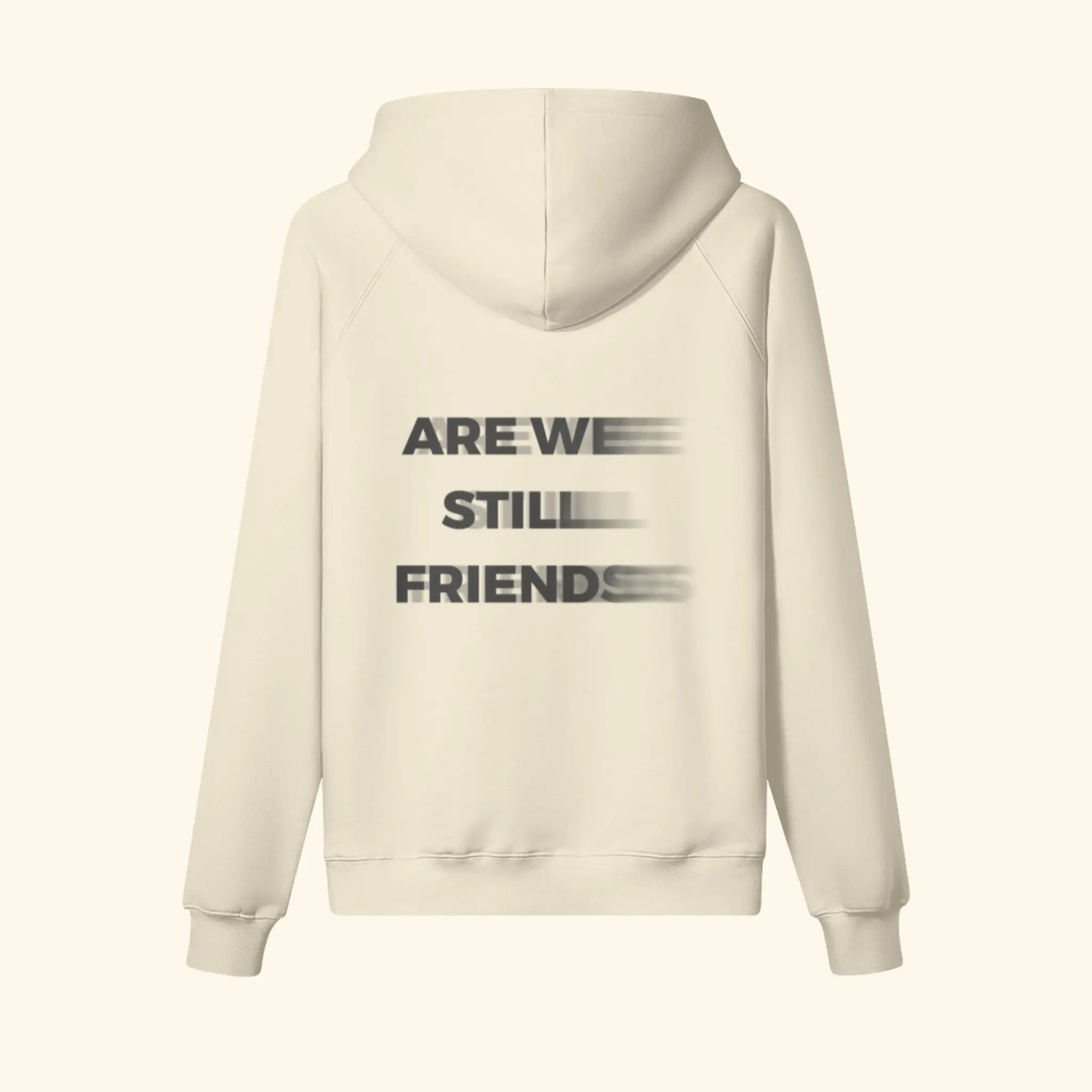 Portraits de Famille The Hoodie 2 Year Anniversary Pastel Beige Heavy Cotton Back