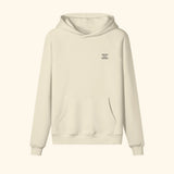 Portraits de Famille The Hoodie 2 Year Anniversary Pastel Beige Heavy Cotton Front