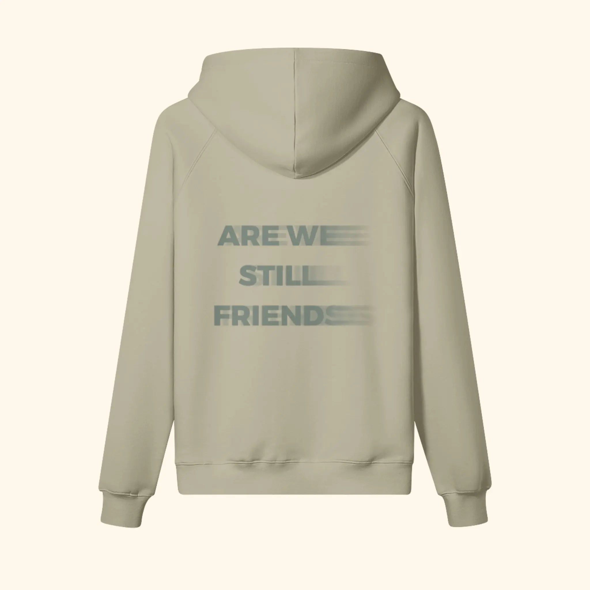 Portraits de Famille The Hoodie 2 Year Anniversary Soft Khaki Heavy Cotton Back