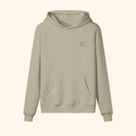 Portraits de Famille The Hoodie 2 Year Anniversary Soft Khaki Heavy Cotton Front