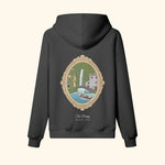 Portraits de Famille The Hoodie Bridge Off Midnight Black Cotton Back