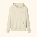 Portraits de Famille The Hoodie Bridge Off Pastel Beige Cotton Front