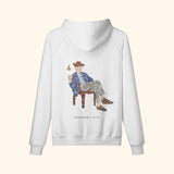 Portraits de Famille The Hoodie Catch Off White Heavy Cotton Back