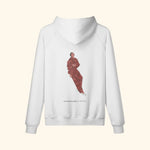 Portraits de Famille The Hoodie Discomfort Off White Heavy Cotton Back