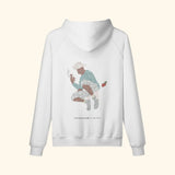 Portraits de Famille The Hoodie Fly Away Off White Heavy Cotton Back
