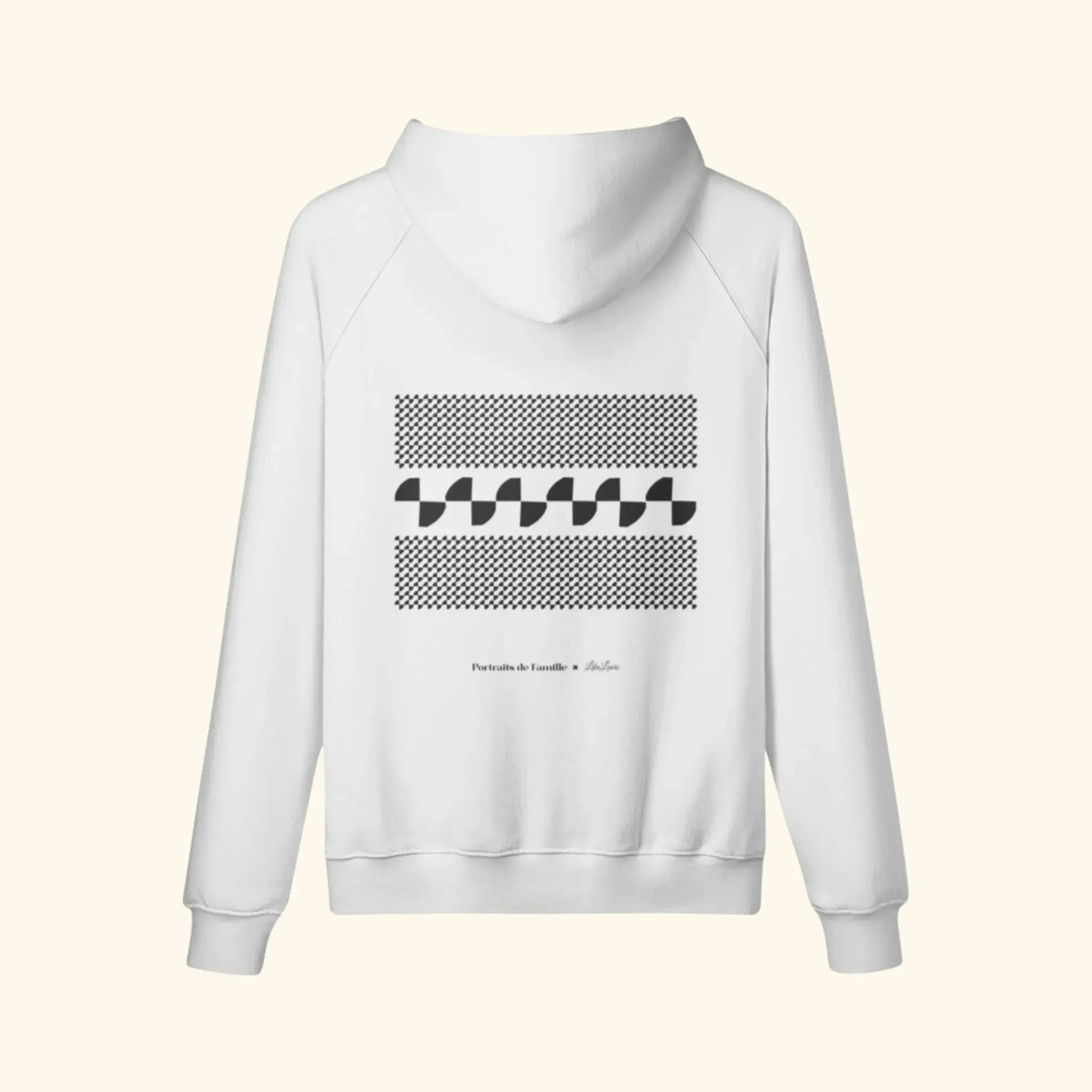 Portraits de Famille The Hoodie Legal Alien Off White Heavy Cotton Back