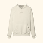 Portraits de Famille The Hoodie Logo Archive Pastel Beige Heavy Cotton Front