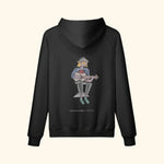 Portraits de Famille The Hoodie Lost Midnight Black Heavy Cotton Back