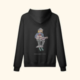 Portraits de Famille The Hoodie Lost Midnight Black Heavy Cotton Back