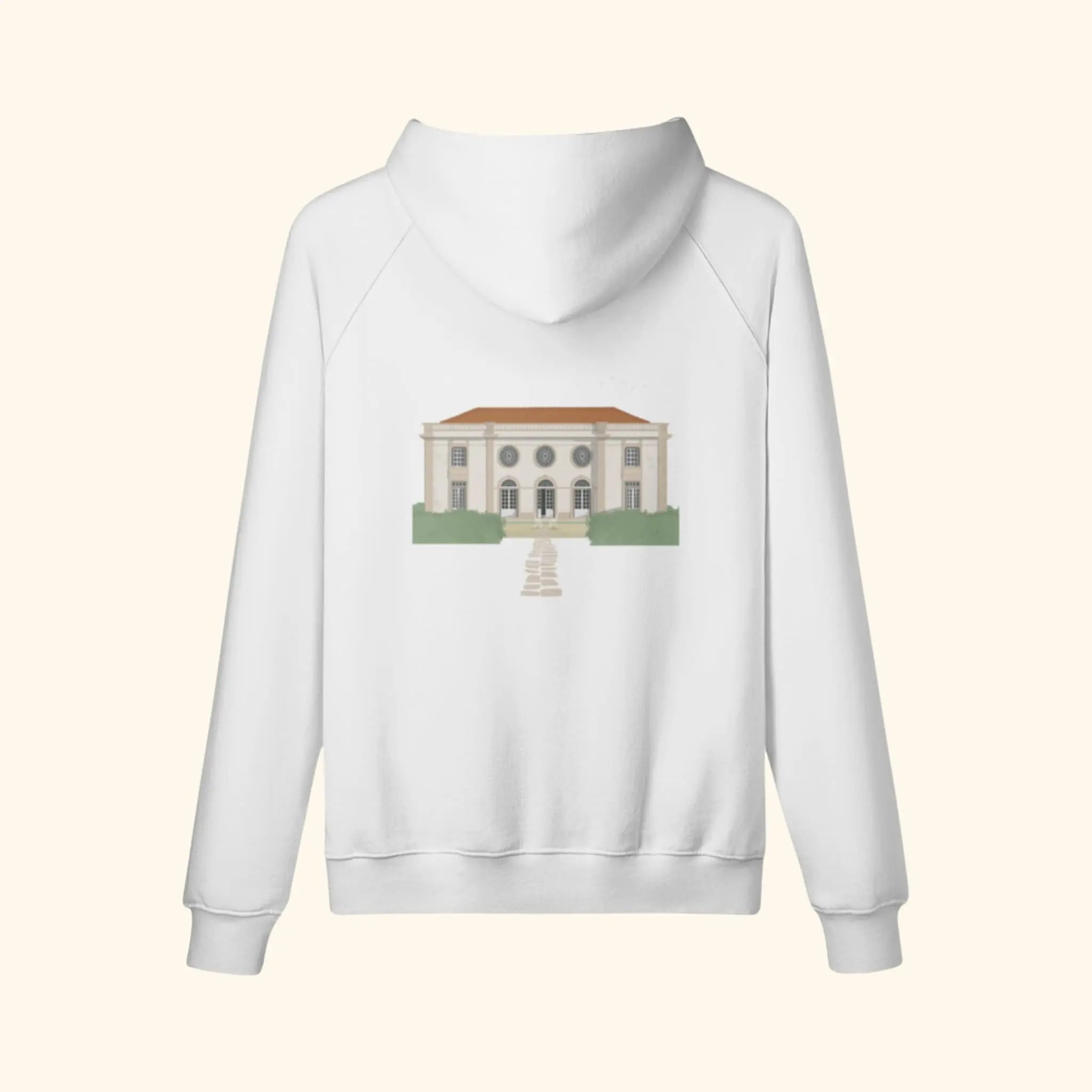 Portraits de Famille The Hoodie Palace Off White Heavy Cotton Back