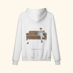 Portraits de Famille The Hoodie Waiting Room Off White Heavy Cotton Back