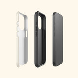 Portraits de Famille The iPhone Tough Case 15 Pro Durable Double Layered Impact Resistant Absorbing Side